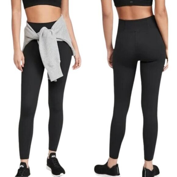 Madewell Compressive Form High Waisted Black Legging Womens Size XS - Picture 1 of 6
